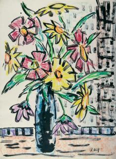 Karl Schmidt-Rottluff - Blumenstillleben.