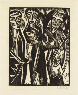 Karl Schmidt-Rottluff - Die heiligen drei Könige