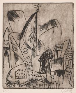 Karl Schmidt-Rottluff - Eutiner Turm.