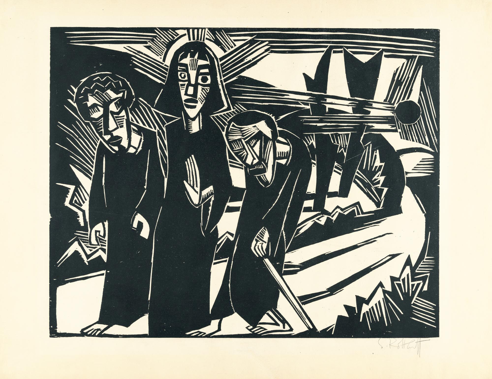 Karl Schmidt-Rottluff - Gang nach Emmaus