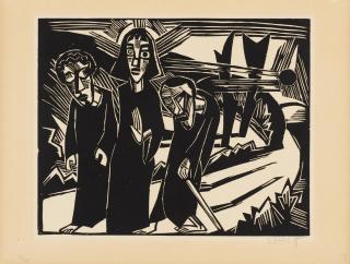 Karl Schmidt-Rottluff - Gang nach Emmaus.