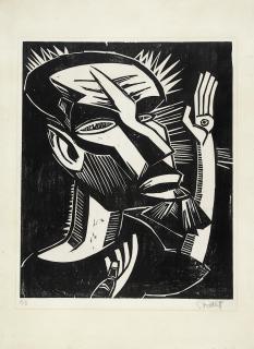 Karl Schmidt-Rottluff - Heiliger Franziskus