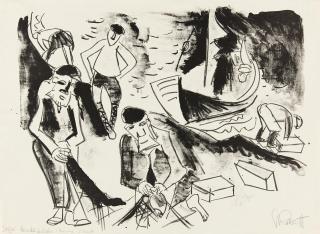 Karl Schmidt-Rottluff - Heimkehr der Fischer I