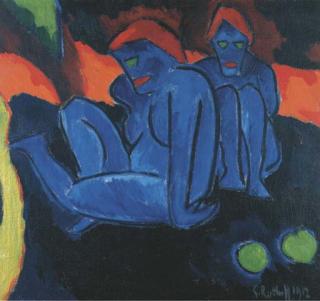 Karl Schmidt-Rottluff - In der Dämmerung