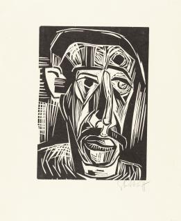 Karl Schmidt-Rottluff - Kopf eines Mannes