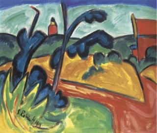 Karl Schmidt-Rottluff - Leuchtturm an der Ostsee