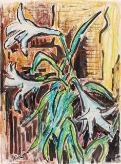 Karl Schmidt-Rottluff - Lilien.