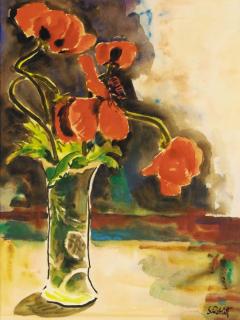 Karl Schmidt-Rottluff - Mohnblumen