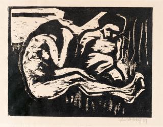 Karl Schmidt-Rottluff - Paar am Wald