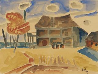 Karl Schmidt-Rottluff - Russiches Dorf