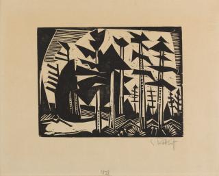 Karl Schmidt-Rottluff - Russischer Wald.