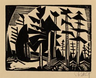 Karl Schmidt-Rottluff - Russischer Wald