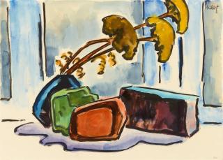 Karl Schmidt-Rottluff - Steine und Achilleastengel