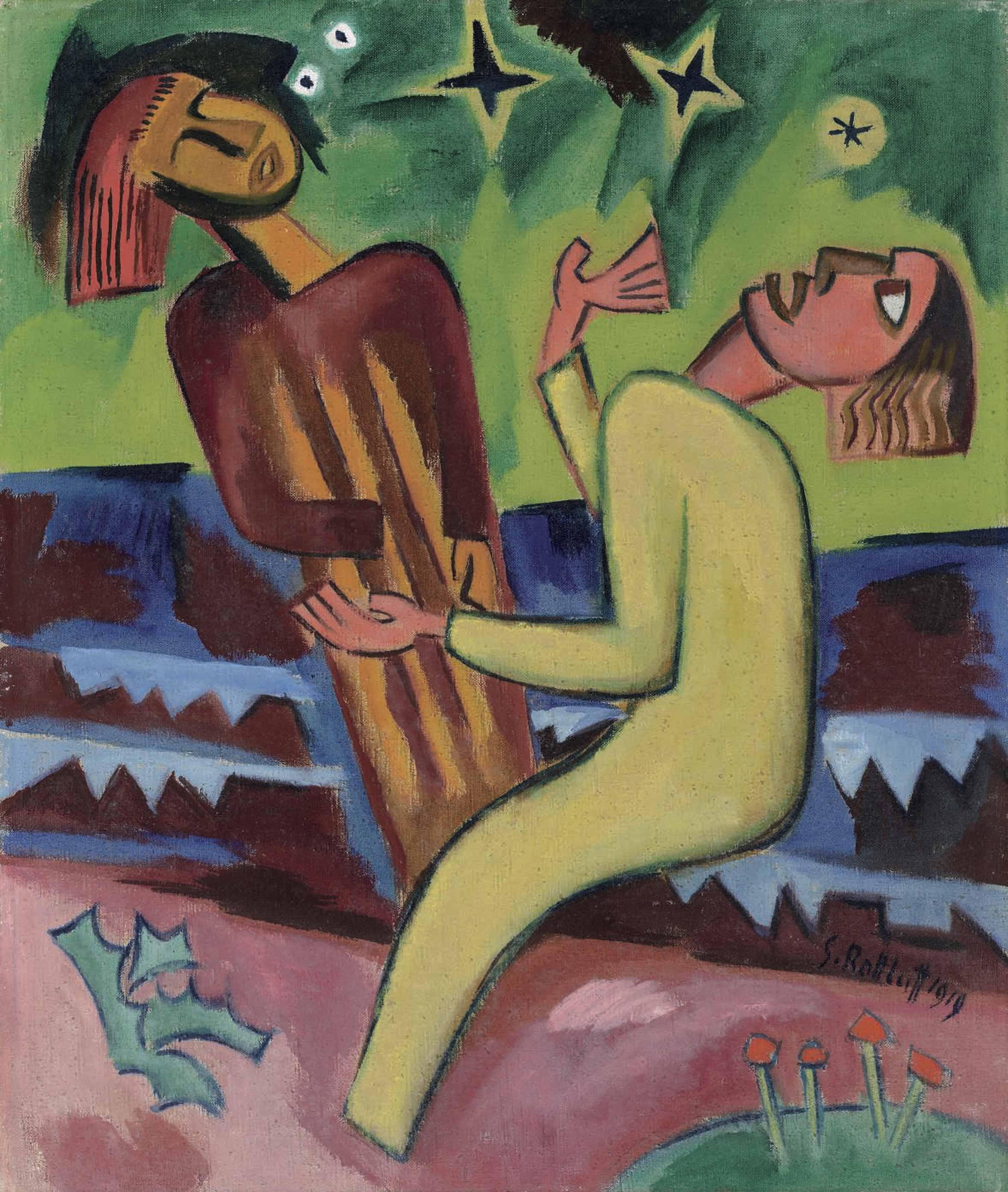 Karl Schmidt-Rottluff - Sternenandacht