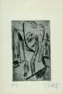 Karl Schmidt-Rottluff - Straße in Rottluff.