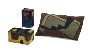 Karl Schmidt-Rottluff - Two Wooden Boxes and a Pillowcase