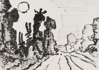 Karl Schmidt-Rottluff - Waldschneise im Taunus