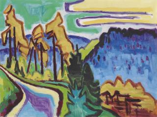 Karl Schmidt-Rottluff - Weg im Schwarzwald