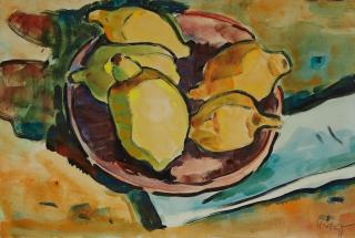 Karl Schmidt-Rottluff - Zitronen