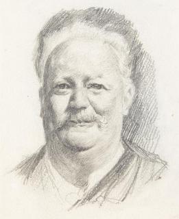 Karl Stauffer-Bern - Bildnis Konrad Ferdinand Meyer