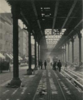 Karl Struss - Third Avenue Elevated, New York, c. 1911