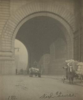 Karl Struss - Tunnel on 1st Avenue Under Blackwell\'s Island Bridge, 1911