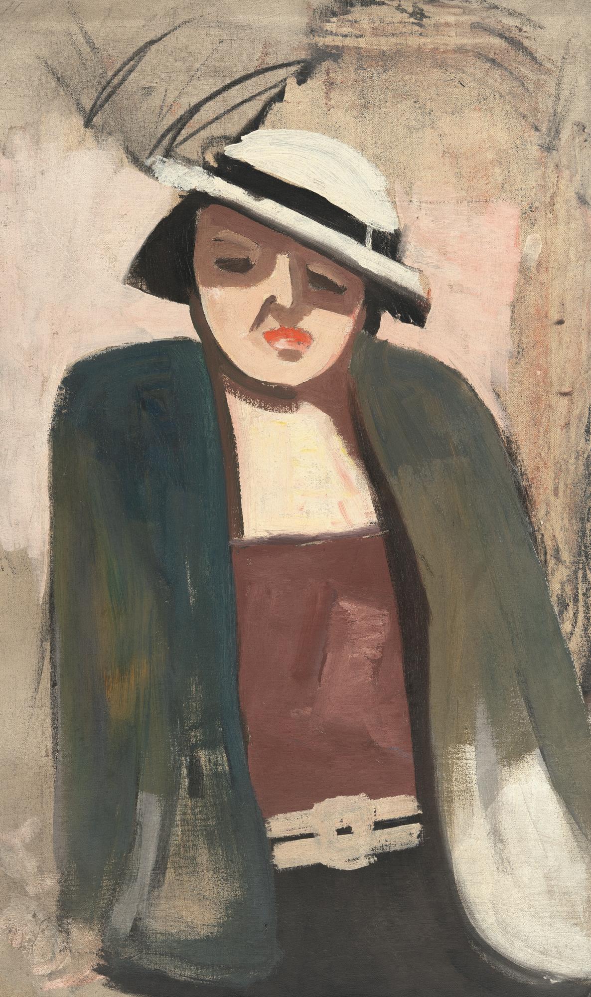 Karl Tratt - Frau mit schrägem Hut (infinito)