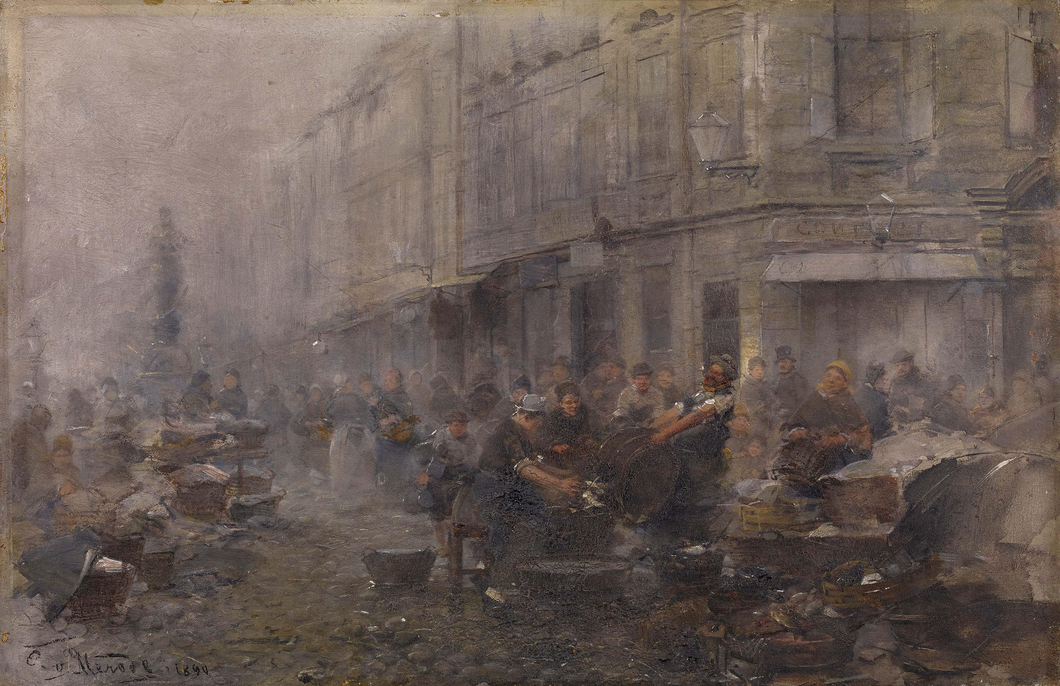 Karl von Merode - Marktszene.