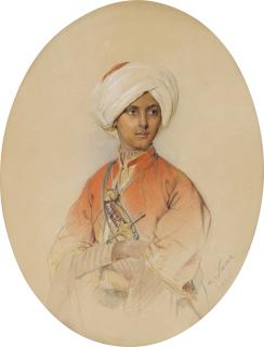 Karl von Saar - Portrait of a young man