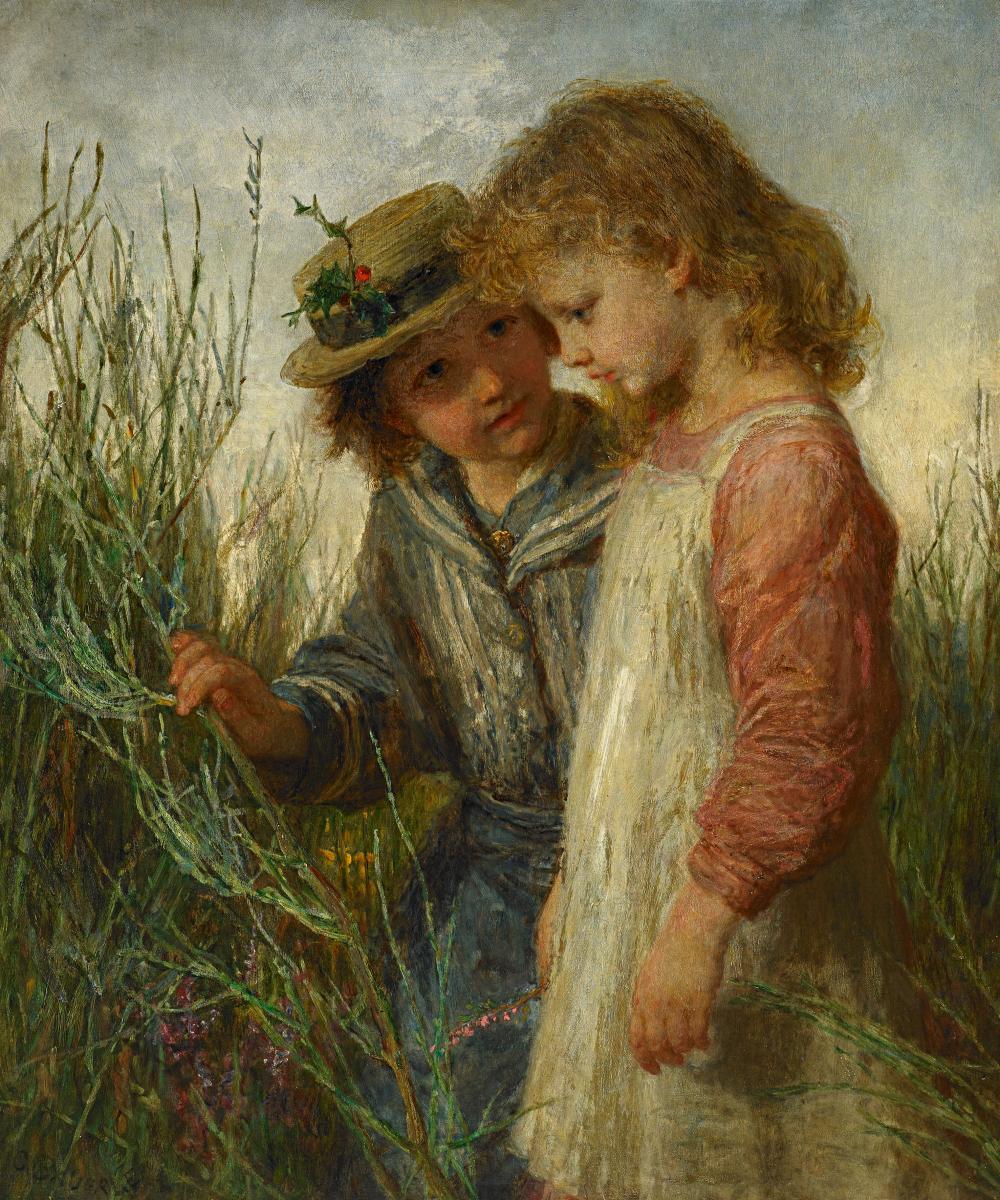 Karl Wilhelm Bauerle - Zwei Kinder.