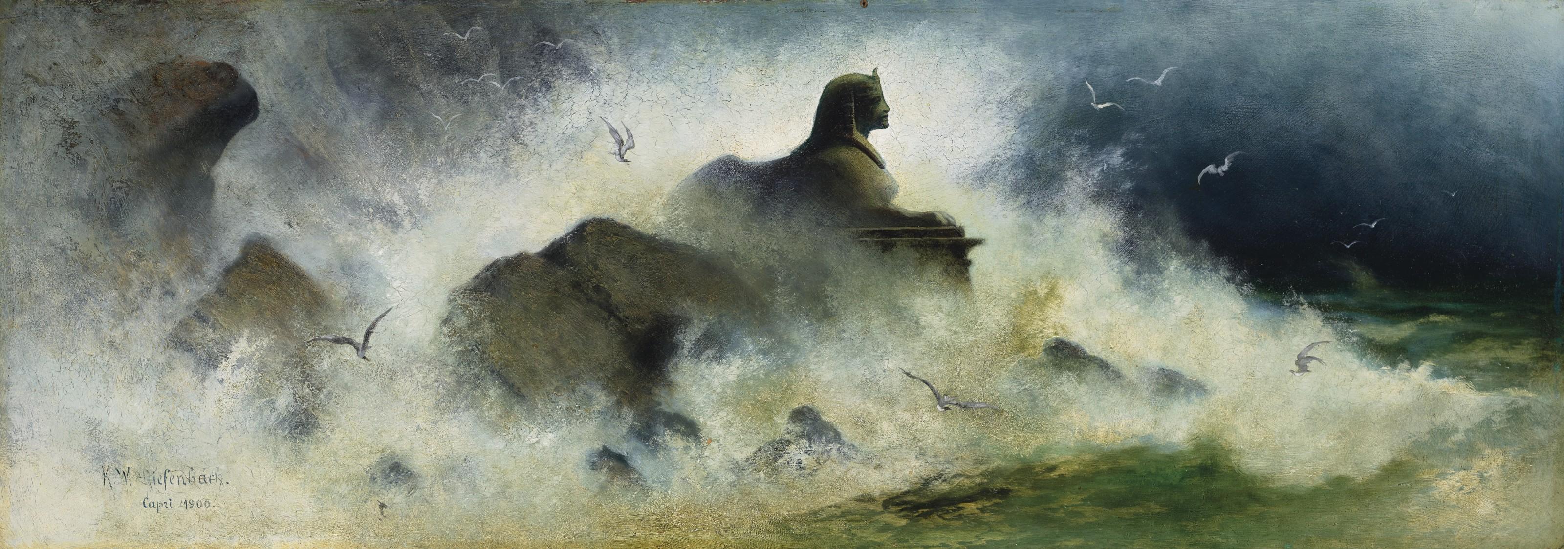 Karl Wilhelm Diefenbach - Sphinx by the Sea