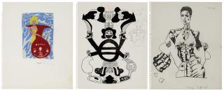 Karl Wirsum - Untitled [Three Works]