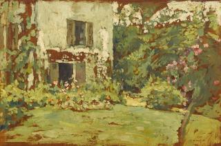 Karl Xavier Roussel - A flowering cottage garden