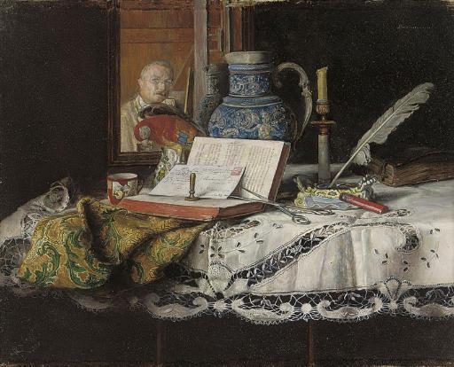 Karoly Bachmann - The artist at work