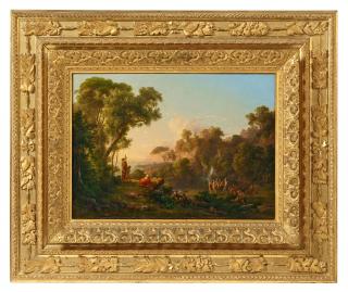 Károly Markó d. Ä. - Südliche Landschaft mit tanzenden Nymphen