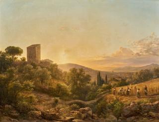 Karóly Markó - In der Toskana.