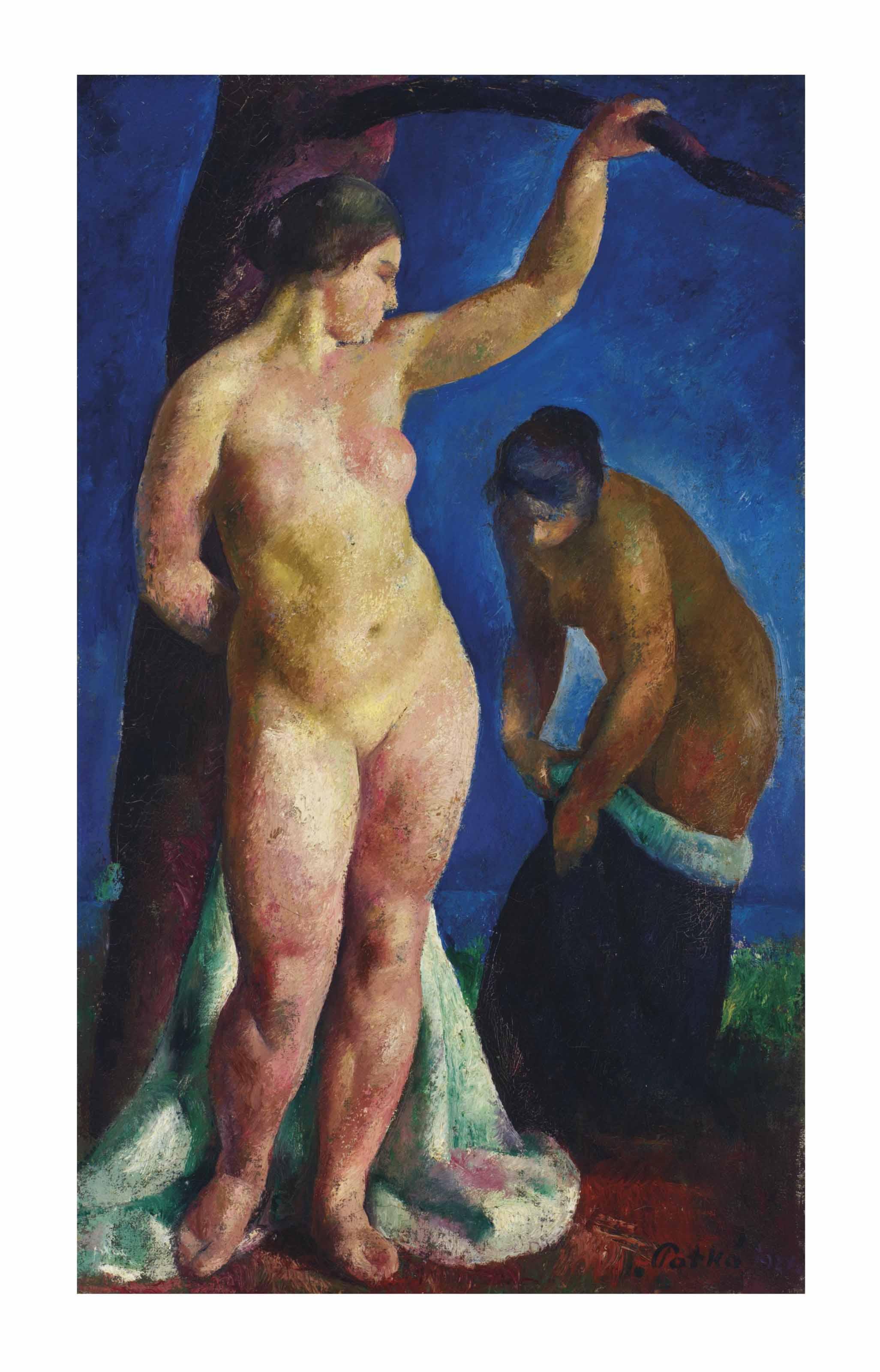 Károly Patkó - Before Bath