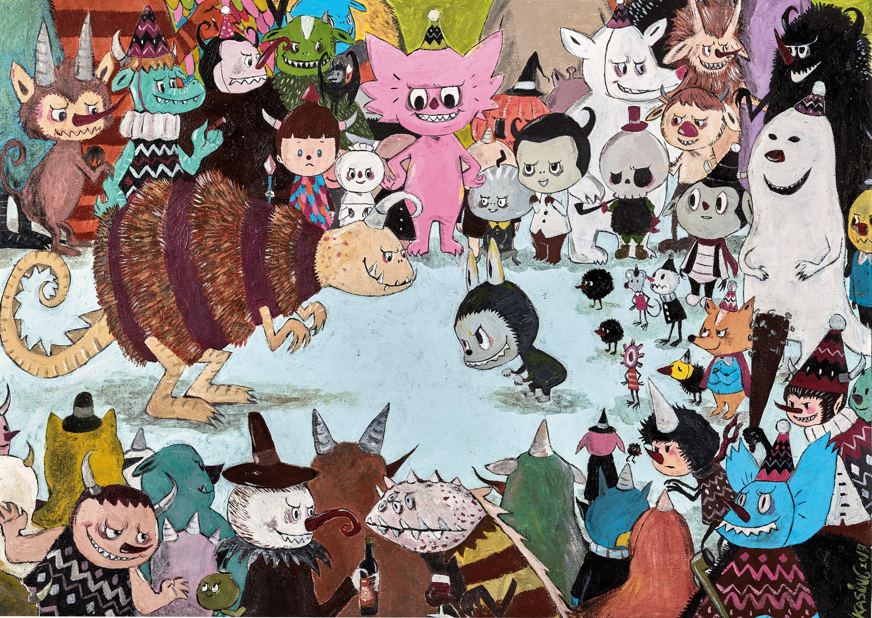 Kasing Lung - De Kleuren Monster(Painted in 2017)