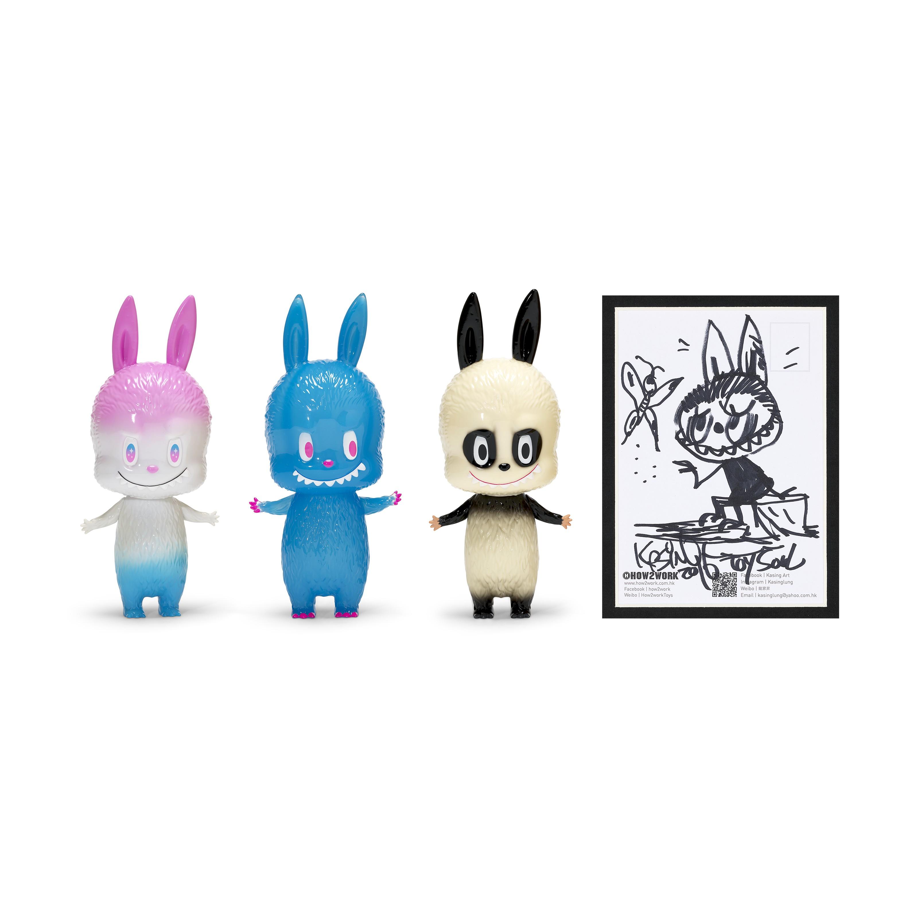 Kasing Lung - The Monsters and Drawing Card (set of four pieces)