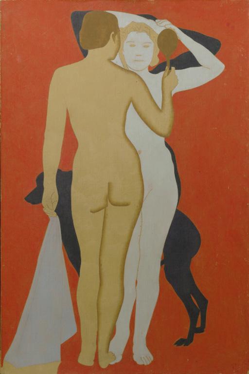 Kaspar Niehaus - Nudes with dog