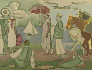 Kaspar Niehaus - Promenade Aan De Amstel, Amsterdam