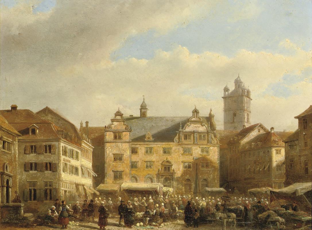 Kasparus Karsen - A capriccio view of Prague