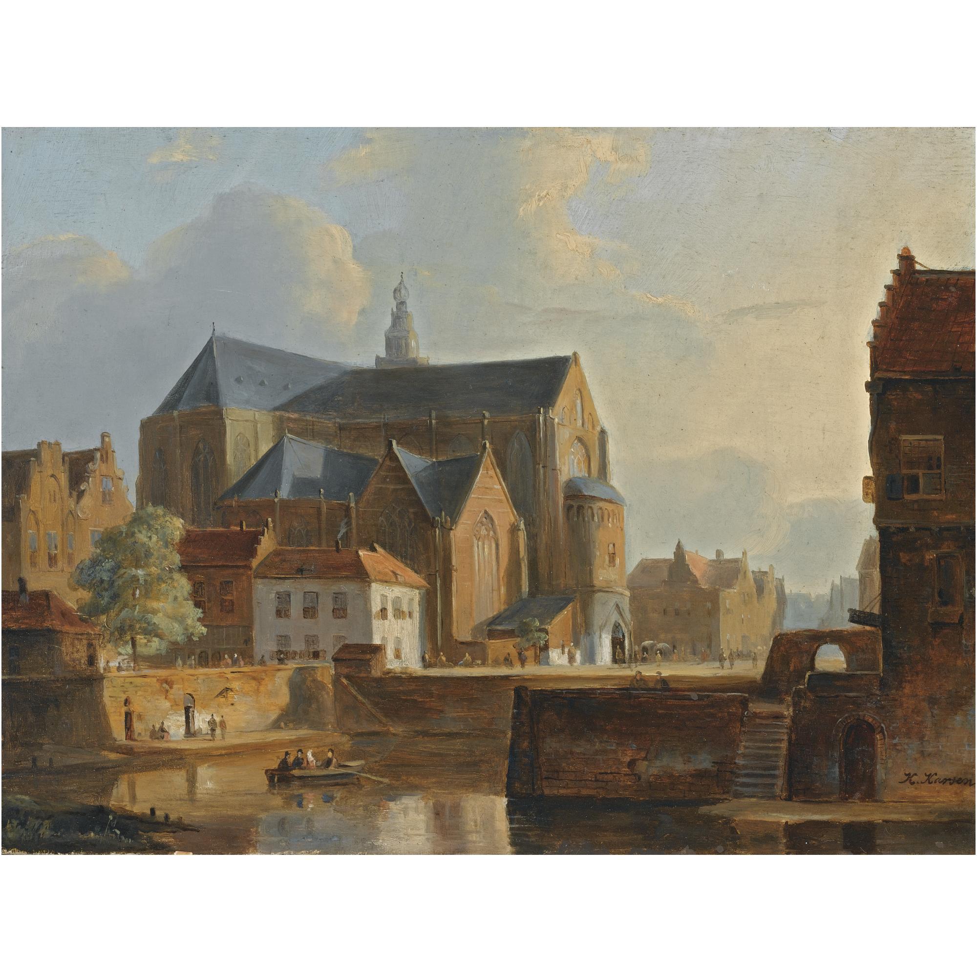 Kasparus Karsen - Dutch A View Of A Dutch Town
