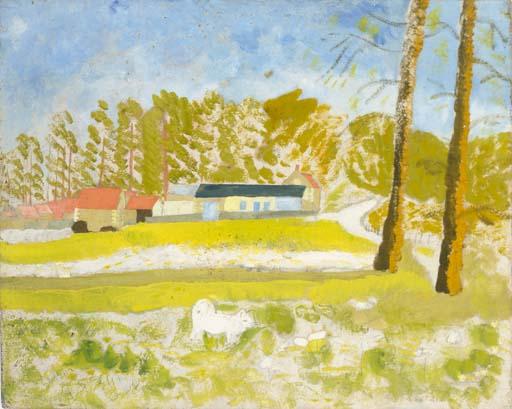 Kate Nicholson - Farm on the way to Gilalease Beacon, Cornwall