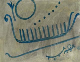 Kate Nicholson - Viking Ship with Horses