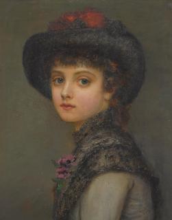Kate Perugini - A portrait of a young lady