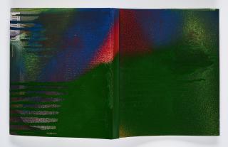 Katharina Grosse - Ohne Titel (Bemalte Parkett-Ausgabe) (für Parkett 100/101).