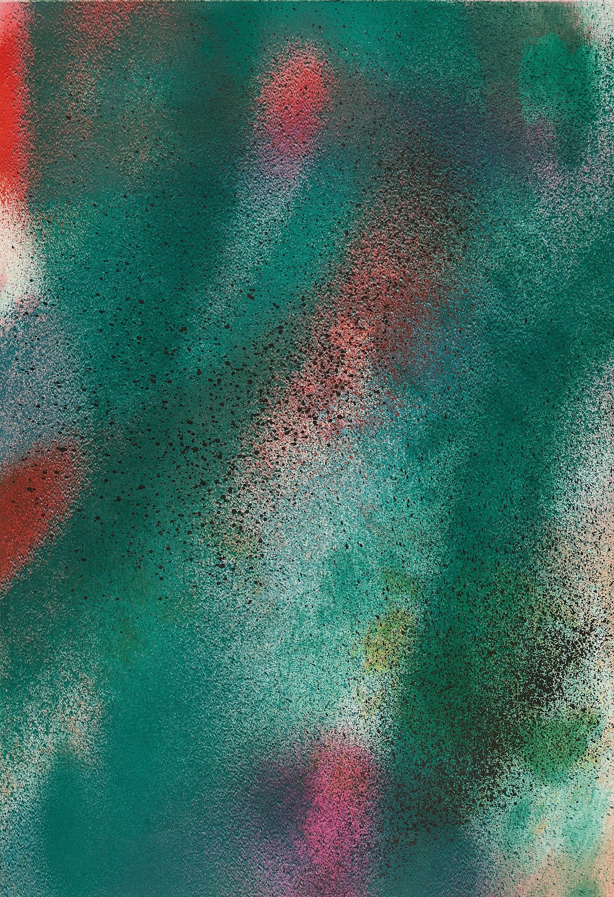 Katharina Grosse - Ohne Titel (Fo\' Faux Rock).