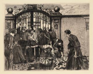 Kathe Kollwitz - A group of seven late impressions