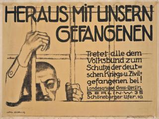 Kathe Kollwitz - Heraus Mit Unseren Gefangenen (Poster)
